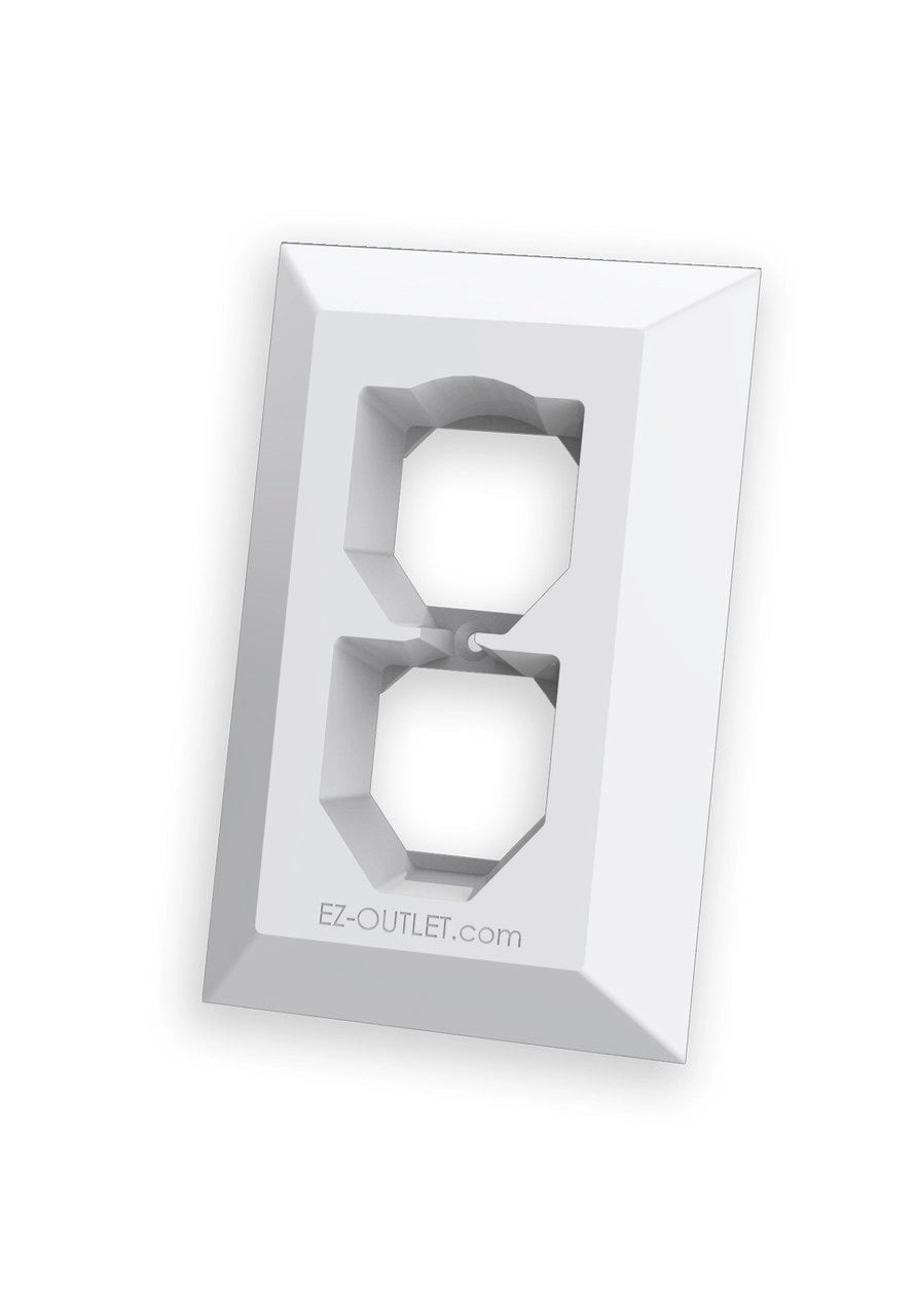 White EZ Outlet Plug Guide.
