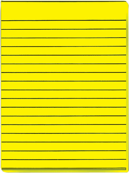 Yellow Bold Line Paper 8.5x 11